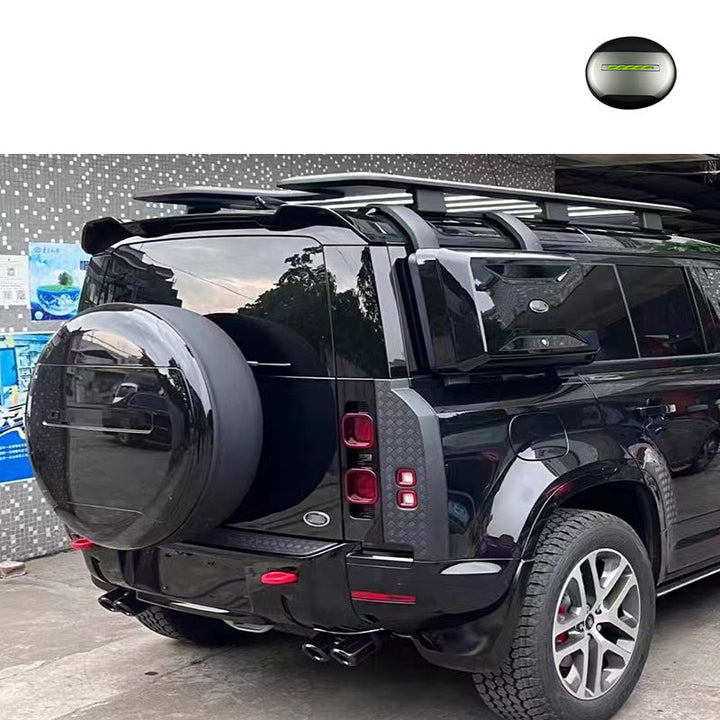 RANGE ROVER DEFENDER 90 110 130 GLOSSY BLACK SPARE TIRE COVER