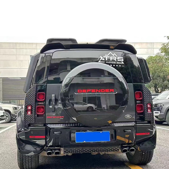 RANGE ROVER DEFENDER 90 110 130 GLOSSY BLACK SPARE TIRE COVER