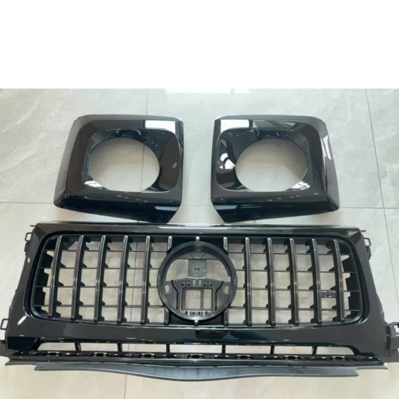 MERCEDES BENZ W465 G500 G63 GRILLE HEADLIGHT COVER UPGRADE TO 2025 VERSION