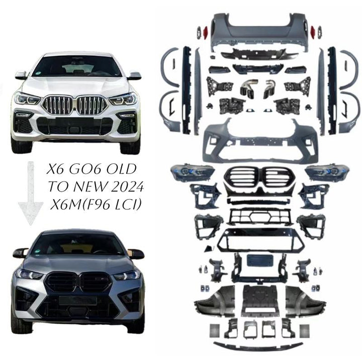 BMW X6M F96 LCI STYLE FRONT BUMPER 2024