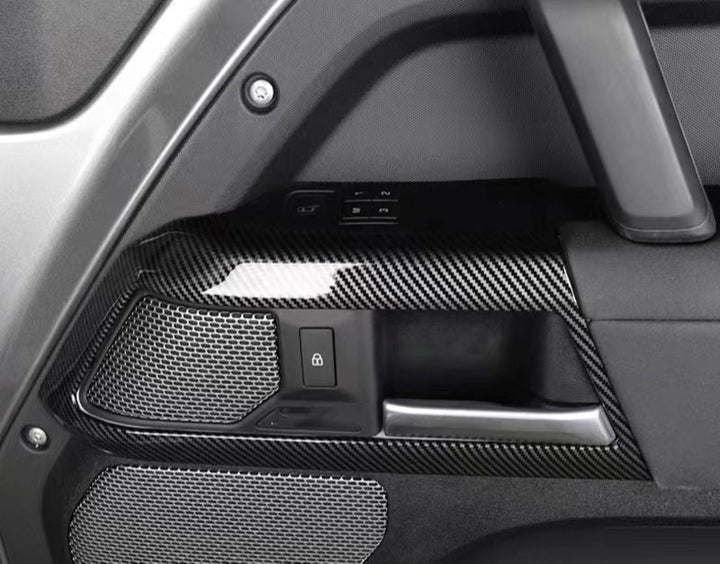 LAND ROVER DEFENDER HANDLE COVER DRY CARBON FIBER 2022 2023