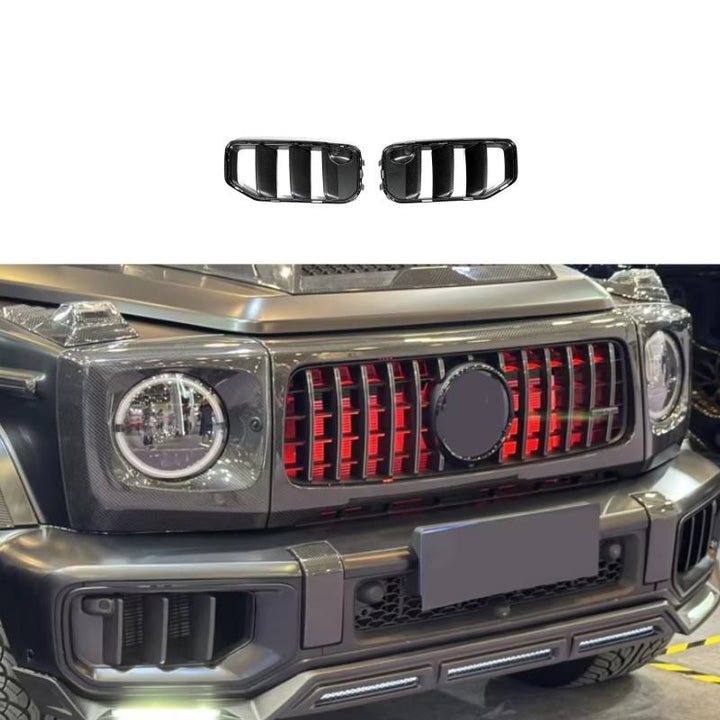 MERCEDES BENZ W465 G63 FRONT BUMPER VENTS CARBON