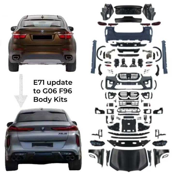 BMW X6 E71 BODY KIT UPGRADE KIT TO G06 2008-2013