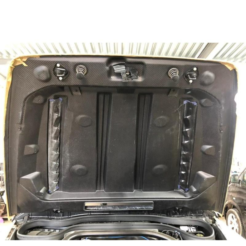 MERCEDES BENZ W464 W463A TP STYLE DRY CARBON FIBER BONNET ENGINE COVER
