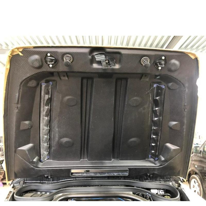 MERCEDES BENZ W464 W463A TP STYLE DRY CARBON FIBER BONNET ENGINE COVER