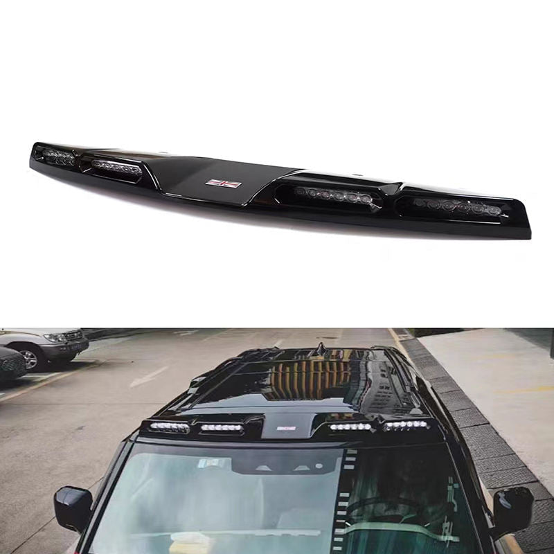 LAND ROVER DEFENDER 110 90 130 ROOF SPOILER DRY CARBON FIBER LED