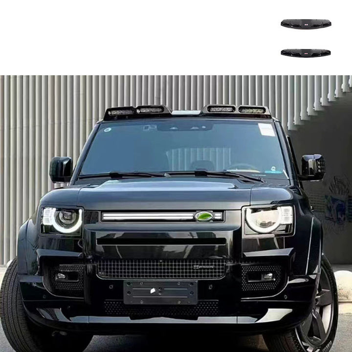 LAND ROVER DEFENDER 110 90 130 ROOF SPOILER DRY CARBON FIBER LED