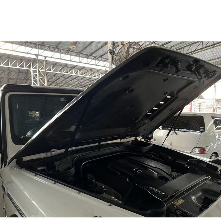 MERCEDES BENZ W464 W463A TP STYLE DRY CARBON FIBER BONNET ENGINE COVER