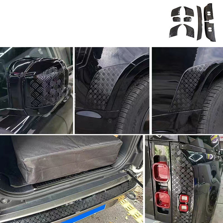 RANGE ROVER DEFENDER 110 90 BLACK MIRROR COVER SET 2020 2023