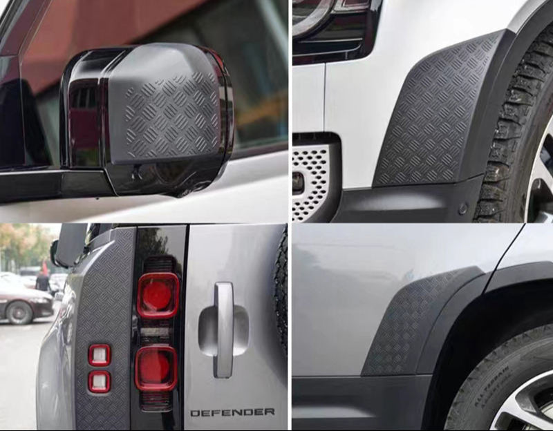 RANGE ROVER DEFENDER 110 90 BLACK MIRROR COVER SET 2020 2023