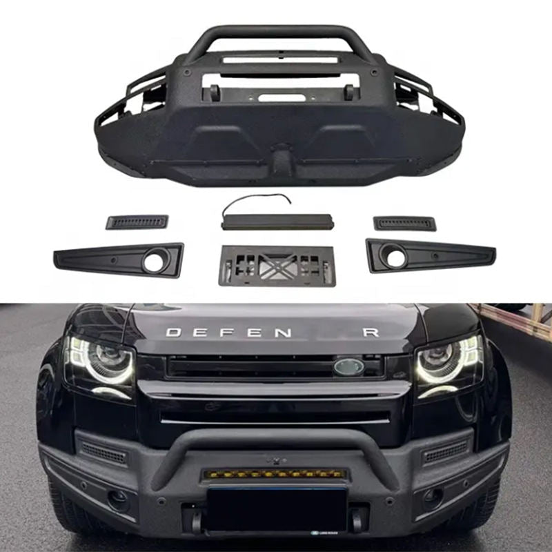 LAND ROVER DEFENDER L663 STEEL BULL BAR BUMPER GUARD 90 110