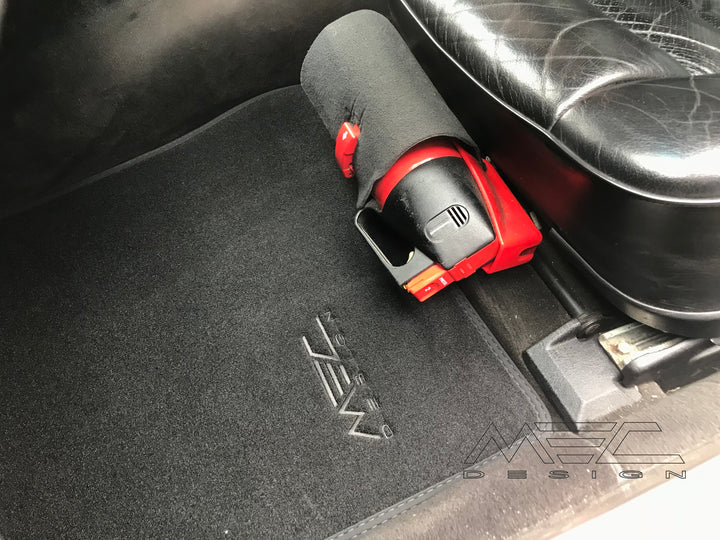 MEC Design floor mats in Velour black/ black for W126 short wheelbase version