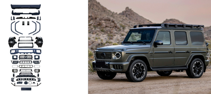 MERCEDES BENZ G-CLASS W464 UPGRADE to 2025 W465 G63 BODY KIT