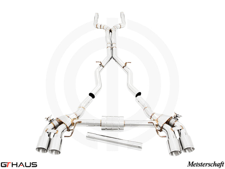 GTHAUS Exhaust System for BMW F96 X6M /X6M Comp LCI SAV (8-Cylinder Bi-Turbo) [2024+]