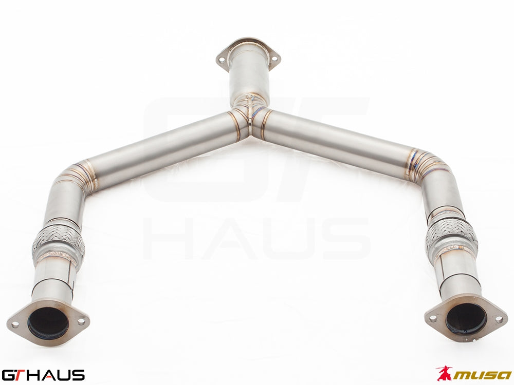 GTHAUS Mid Pipe for Infiniti G37 / G37S / Q40 Sedan -2015 Front Y-Pipe Collector Section