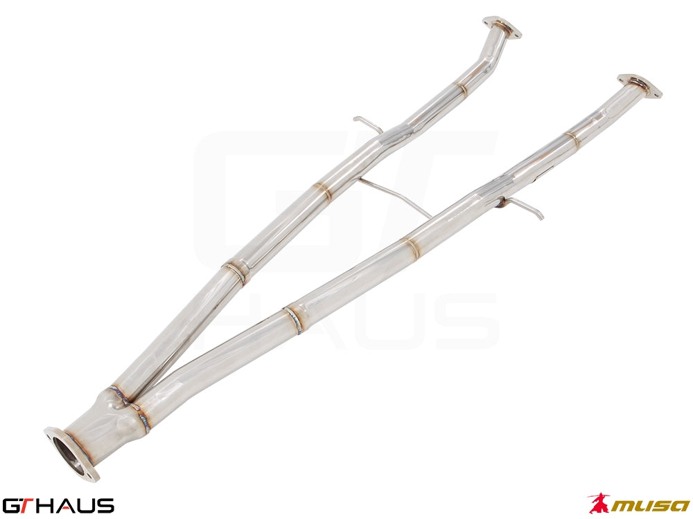 GTHAUS Mid Pipe for Infiniti Q50 Sedan 3.7 Litre V6 VVEL 2014+ Straight