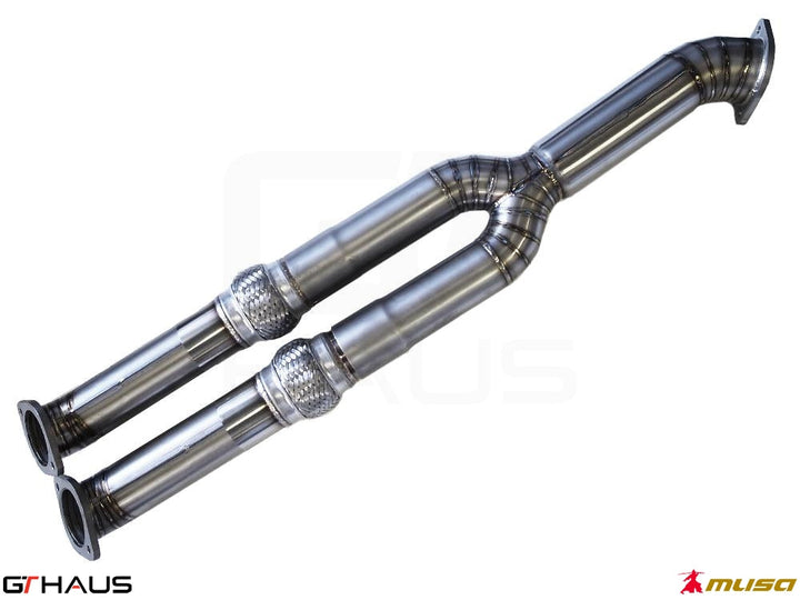GTHAUS Mid Pipe for Nissan (R35) Skyline GT-R GTR Straight Pipe Mid Section 3.5 inch - 90mm