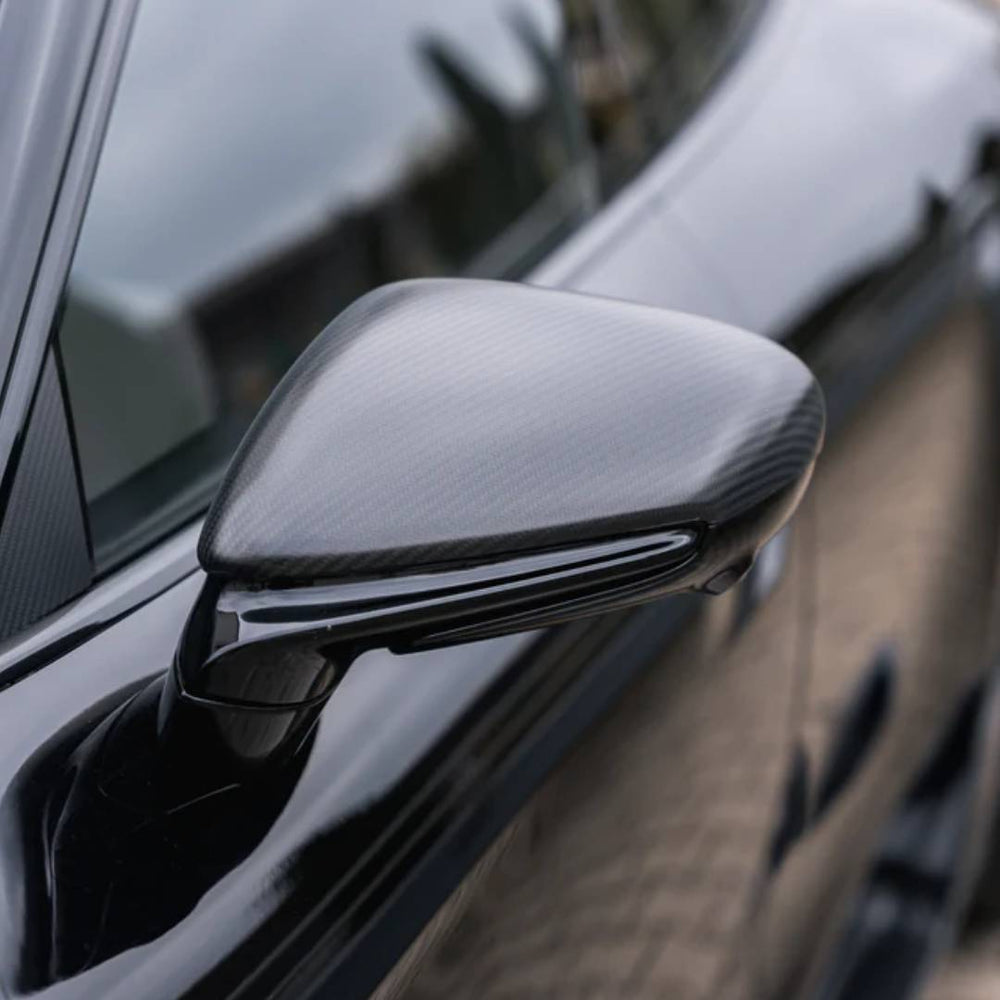 TECHART CARBON EXTERIOR MIRROR TRIMS FOR 9J1 TAYCAN
