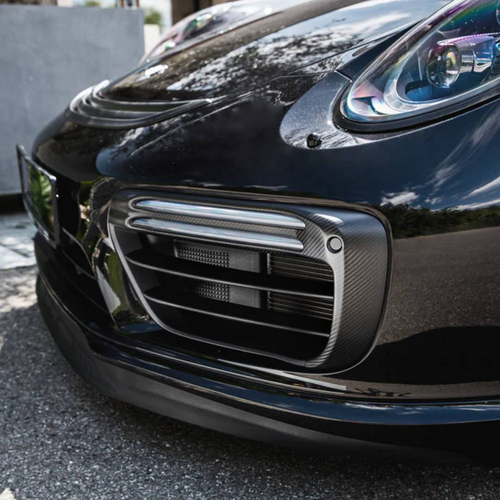 TECHART FRONT SPOILER AIRBLADES FOR 991.2 TURBO / S FROM MODEL YEAR 2017