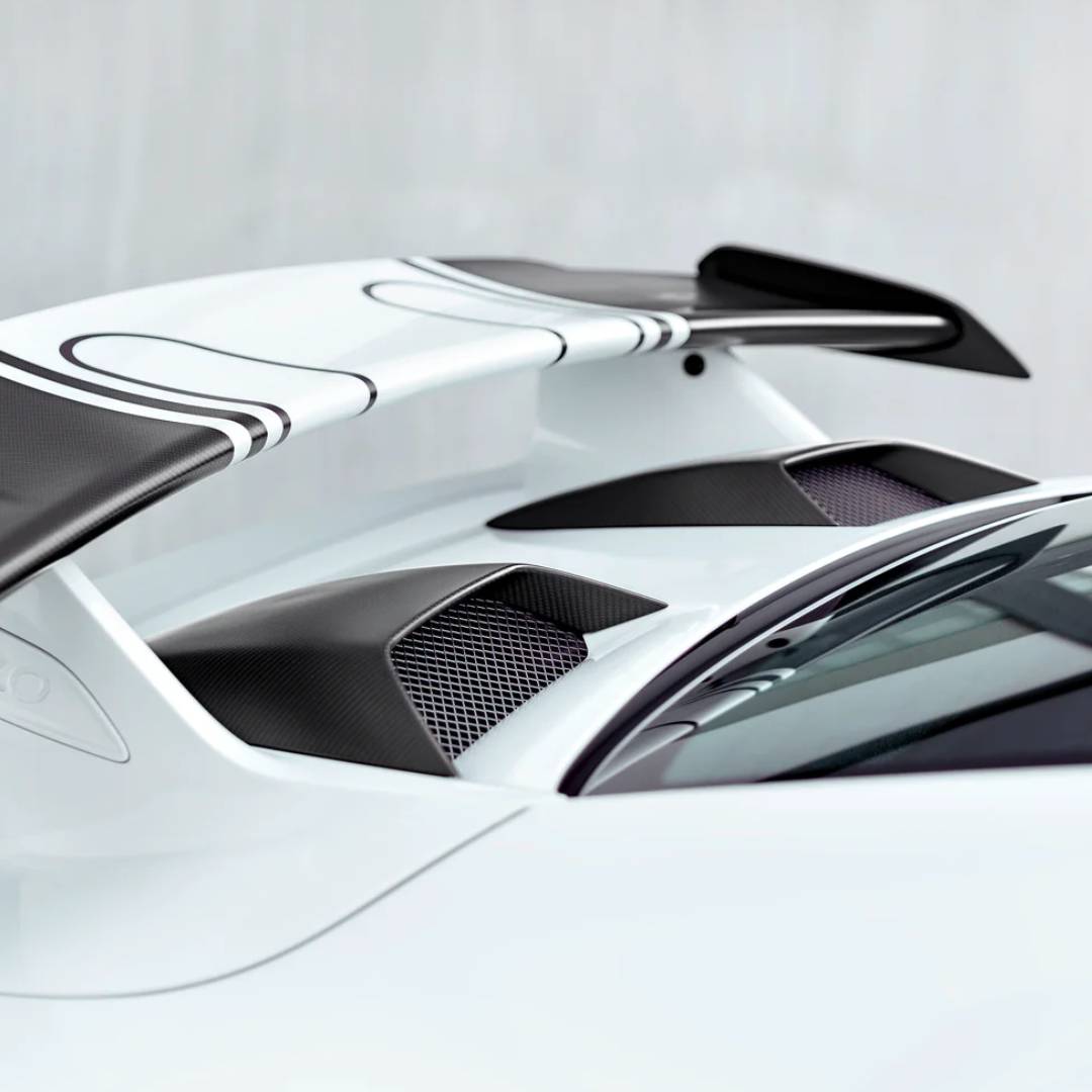 TECHART CARBON AIR SCOOP GLOSSY FOR GT3 FROM MODEL YEAR 2017