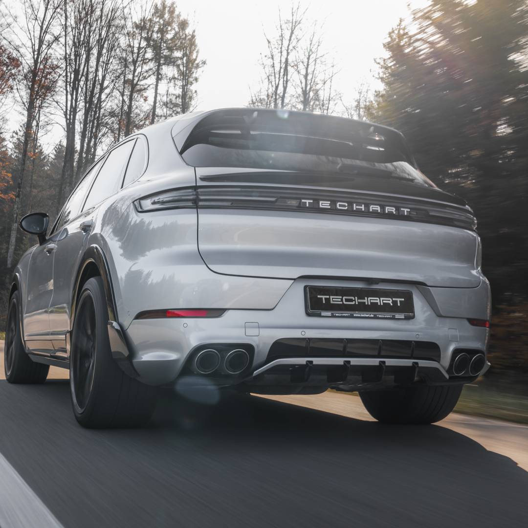 TECHART REAR DIFFUSER "FOUR FAST FINS" (E3.2 SPORTDESIGN)