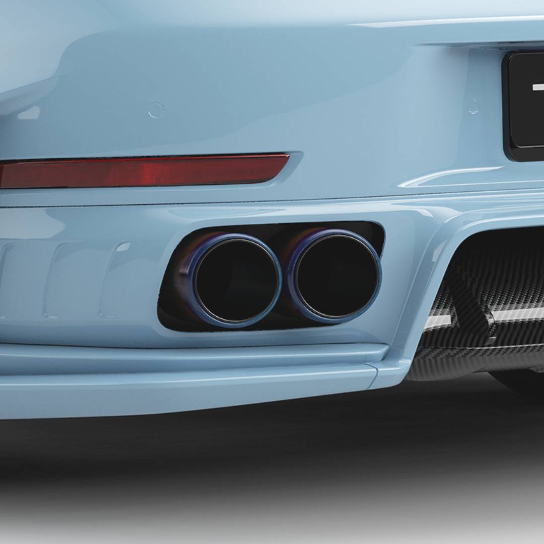 TECHART TITANIUM TAILPIPES FOR 992.2 TURBO S