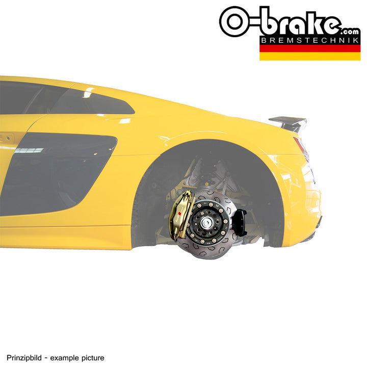 O-BRAKE AUDI R8 V10 HTCIC BRAKE KIT WET UPGRADE 1 - FRONT + REAR (FACTORY CERAMIC DISCS)