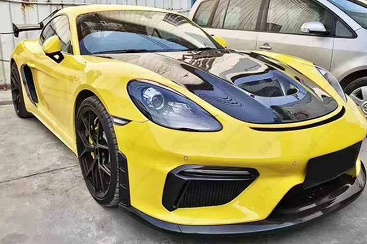 PORSCHE 718 GT4 RS CARBON FIBER FRONT HOOD BONNET 2017-2019Y