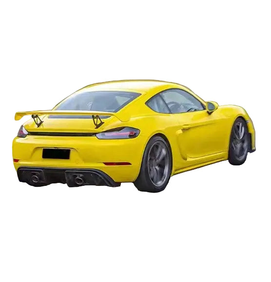 PORSCHE 718 CAYMAN GT4 CARBON FIBER REAR WING SPOILER