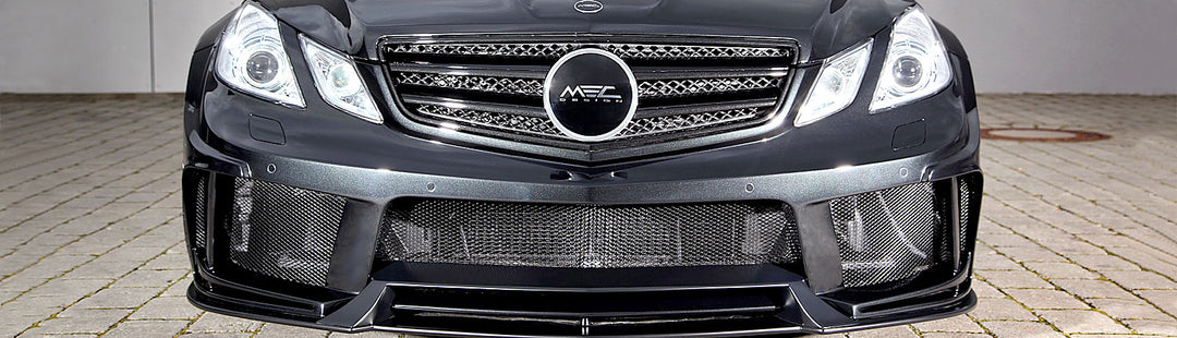 MEC Design Diffuser in Carbon finish (Pre-Facelift) with AMG End pipes