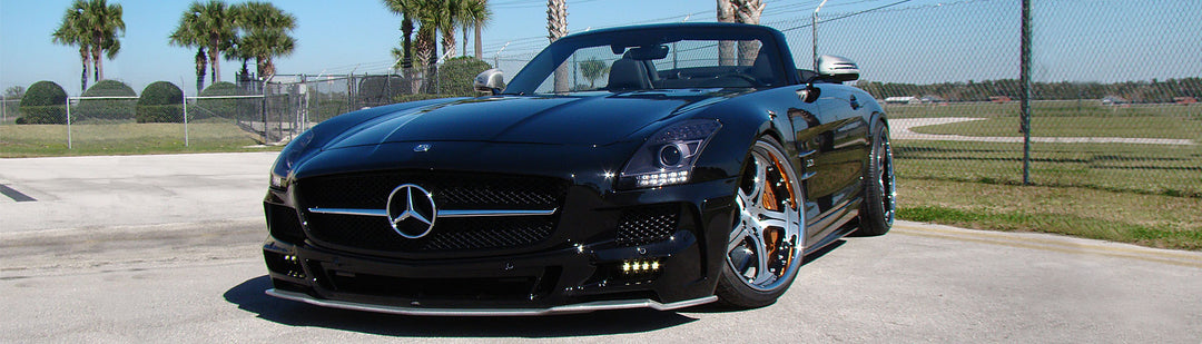 MEC Design W197 SLS Class, “Extreme” Look Rear Diffusor for Original SLS Rear Bumper