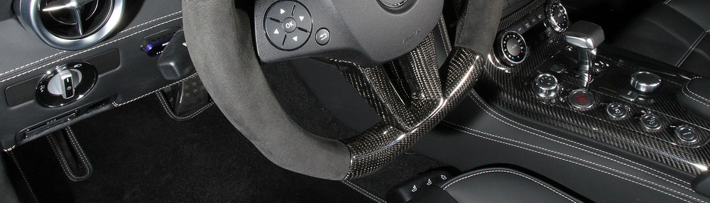 MEC Design W197 SLS Class Carbon Finish Frame from the door opener