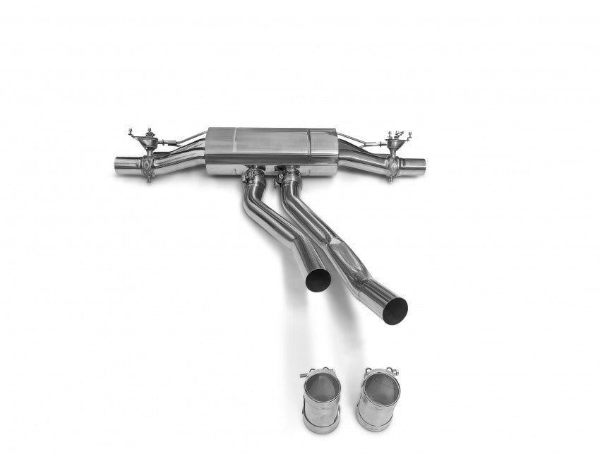 TUBI PORSCHE CAYENNE STD & COUPE E3 3.0 NO GPF & E-HYBRID STRAIGHT PIPES INCONEL EXHAUST