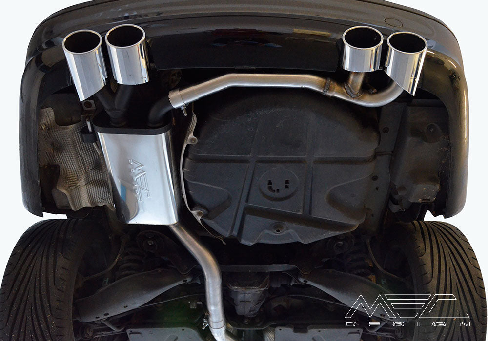 MEC Design W209 CLK Class Connection Pipes for Rear Mufflers for the CLK200K