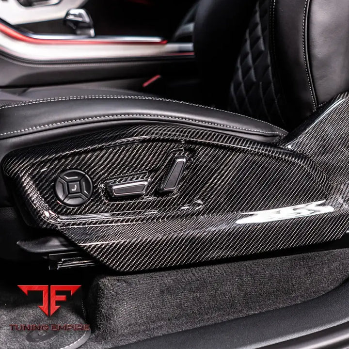 ABT Seat Frame Covers Carbon Gloss for Audi Q7 and 7 More Models