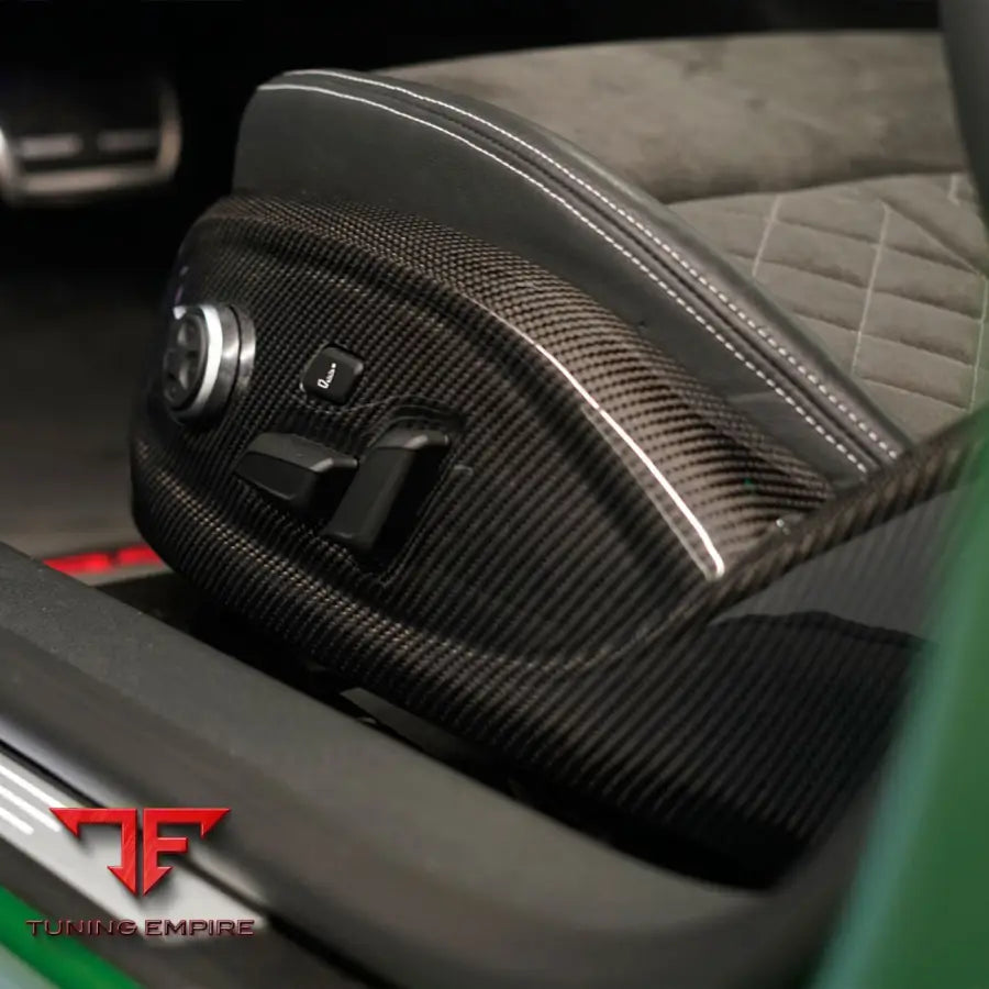 ABT Seat Frame Covers Carbon Gloss for Audi RS 4