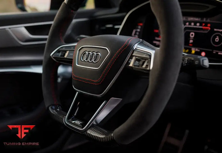 ABT Steering Wheel Carbon / Leather Upgrade for Audi A6 Hybrid and 6 More Models