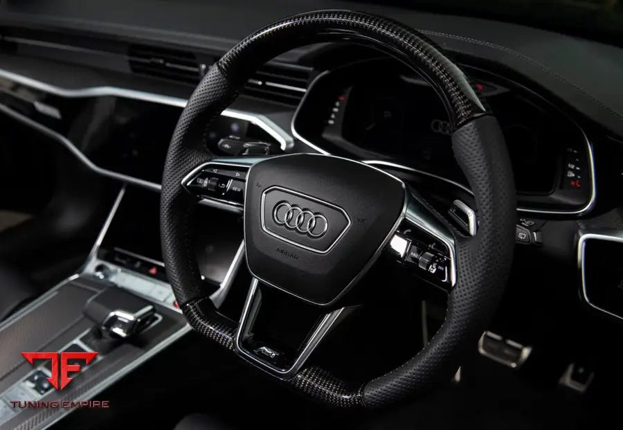 ABT Steering Wheel Carbon / Leather Upgrade for Audi A6 Hybrid and 6 More Models