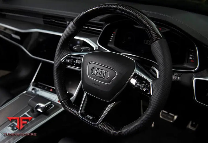 ABT Steering Wheel Carbon / Leather Upgrade for Audi A6 Hybrid and 6 More Models