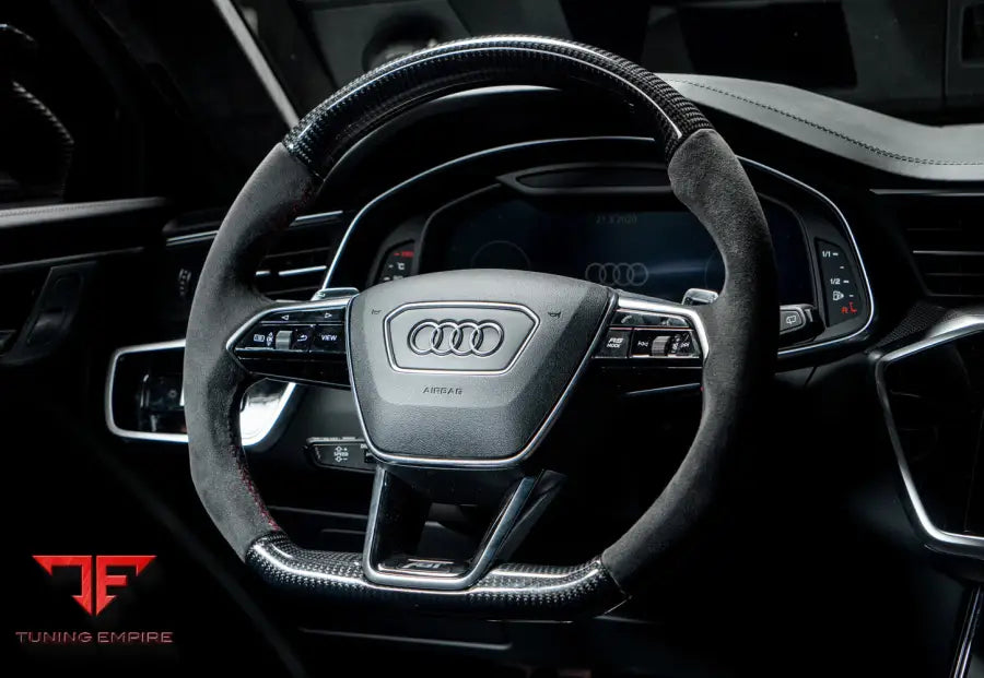 ABT Steering Wheel Carbon / Leather Upgrade for Audi A6 Hybrid and 6 More Models