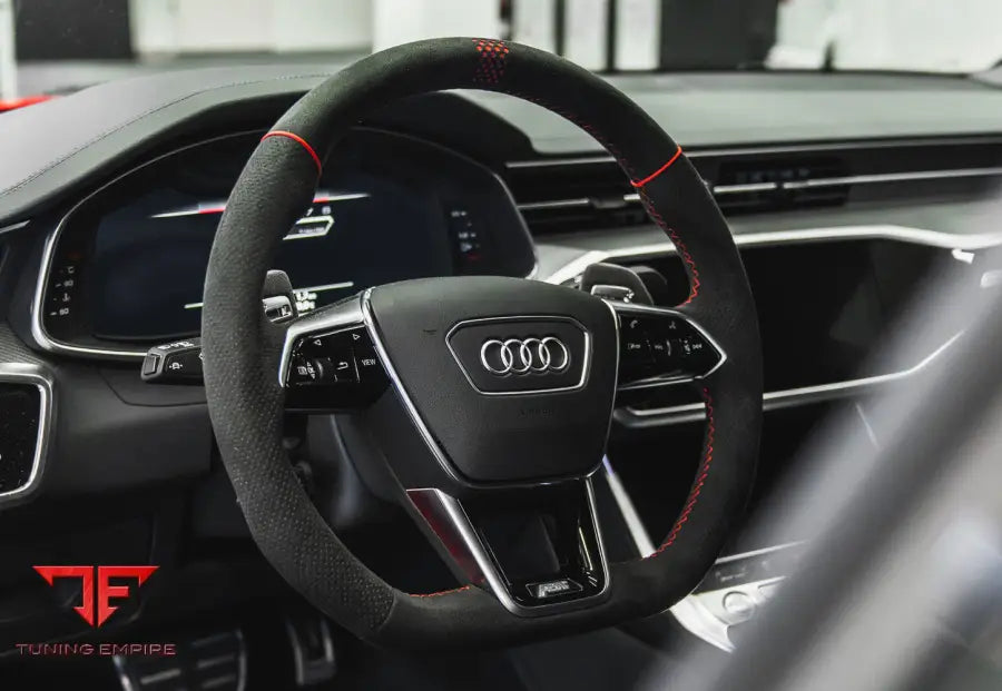 ABT Steering Wheel Incl. ABT Shift Paddles (Dinamica) for Audi RS 6 and 3 More Models