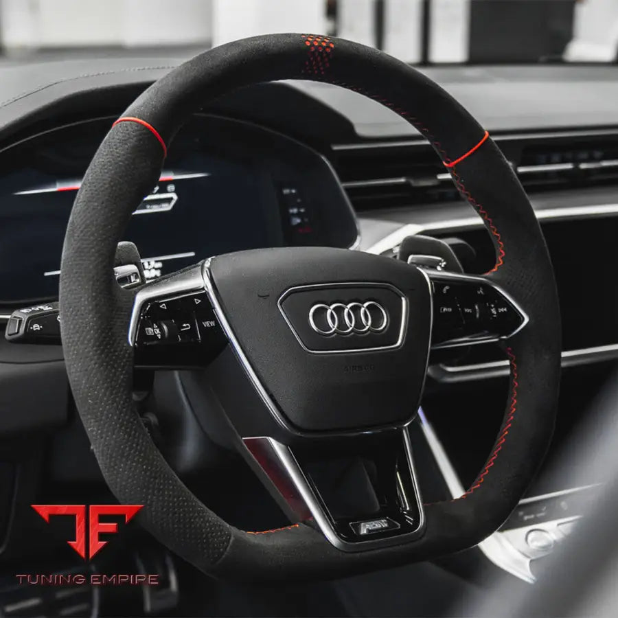ABT Steering Wheel Incl. ABT Shift Paddles (Dinamica) for Audi RS 6 and 3 More Models