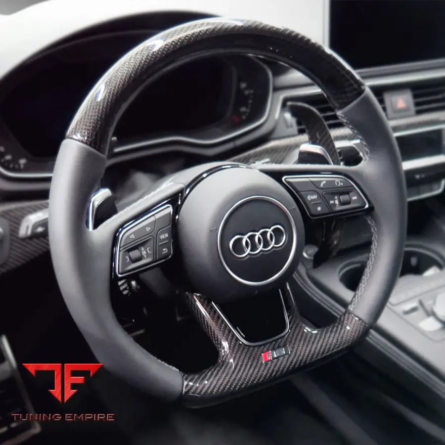 ABT Steering Wheel Refinement Carbon / Leather for Audi RS 4