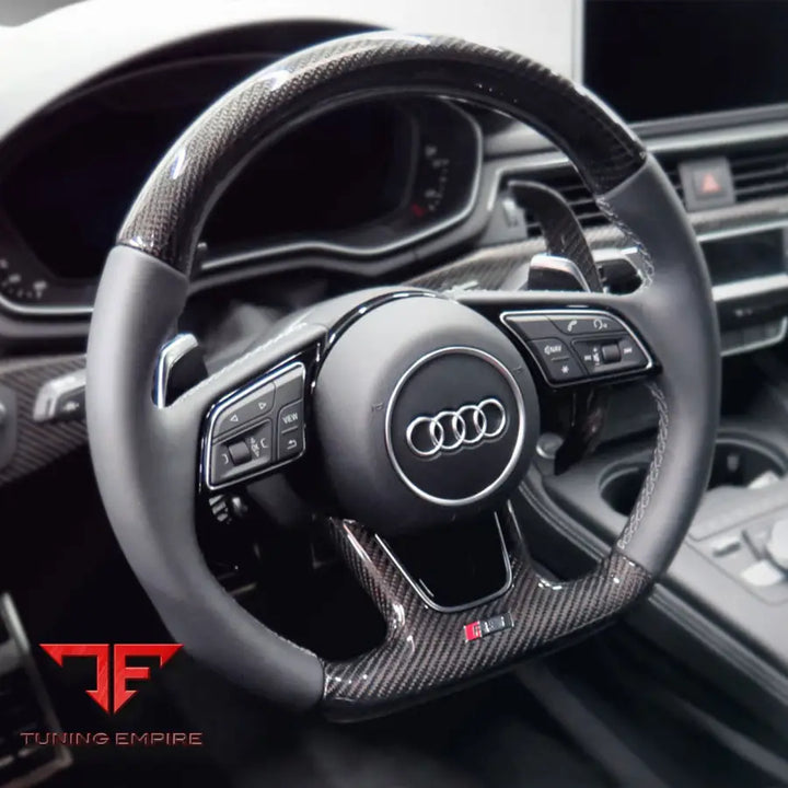 ABT Steering Wheel Refinement Carbon / Leather for Audi RS 4