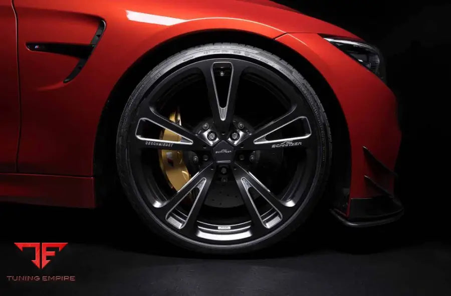 AC Schnitzer 20" wheel & tyre set AC3 forged anthracite-silver Continental for BMW M3 F80 — AC Schnitzer