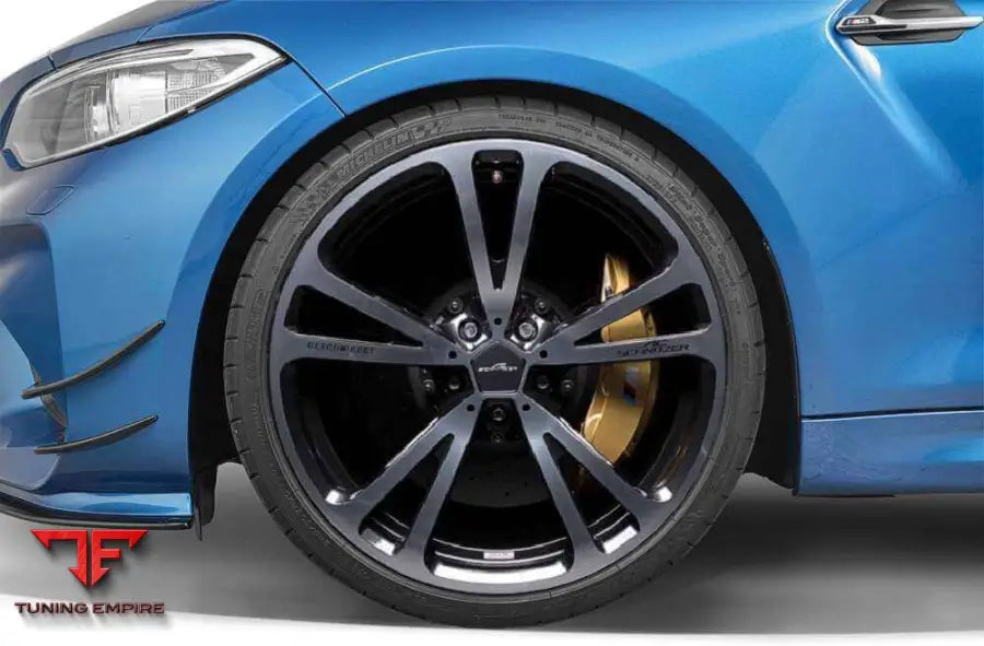 AC Schnitzer 20" wheel & tyre set AC3 forged silver-anthracite Michelin for BMW M2 F87 — AC Schnitzer
