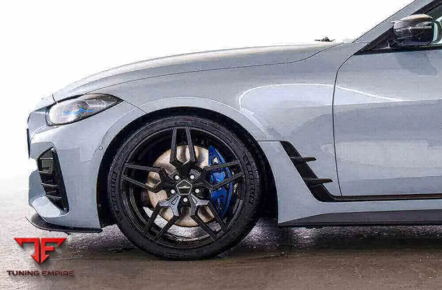 AC Schnitzer 20" wheel & tyre set AC4 Black Hankook for BMW i4 — AC Schnitzer