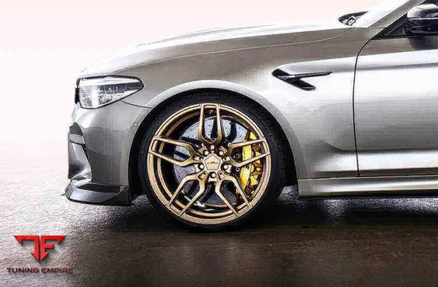 AC Schnitzer 21" wheel & tyre set AC4 forged Techgold Continental for BMW M5 F90 — AC Schnitzer