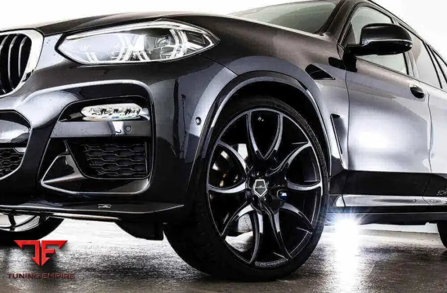 AC Schnitzer 22" wheel & tyre set AC2 black Continental for X4 G02 — AC Schnitzer