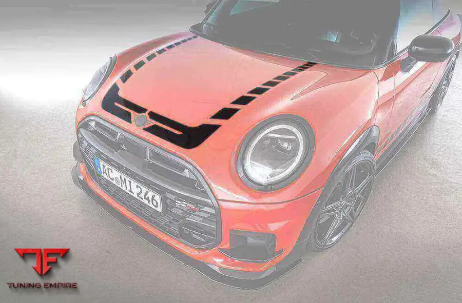 AC Schnitzer decal set hood black for MINI F67 Convertible — AC Schnitzer